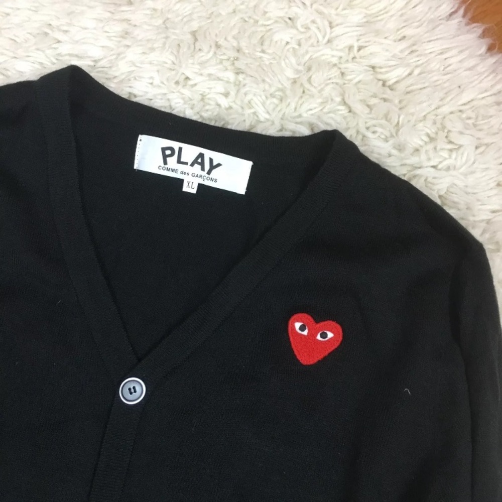 Play comme des garçons cardigan sweater - Picture 3 of 8